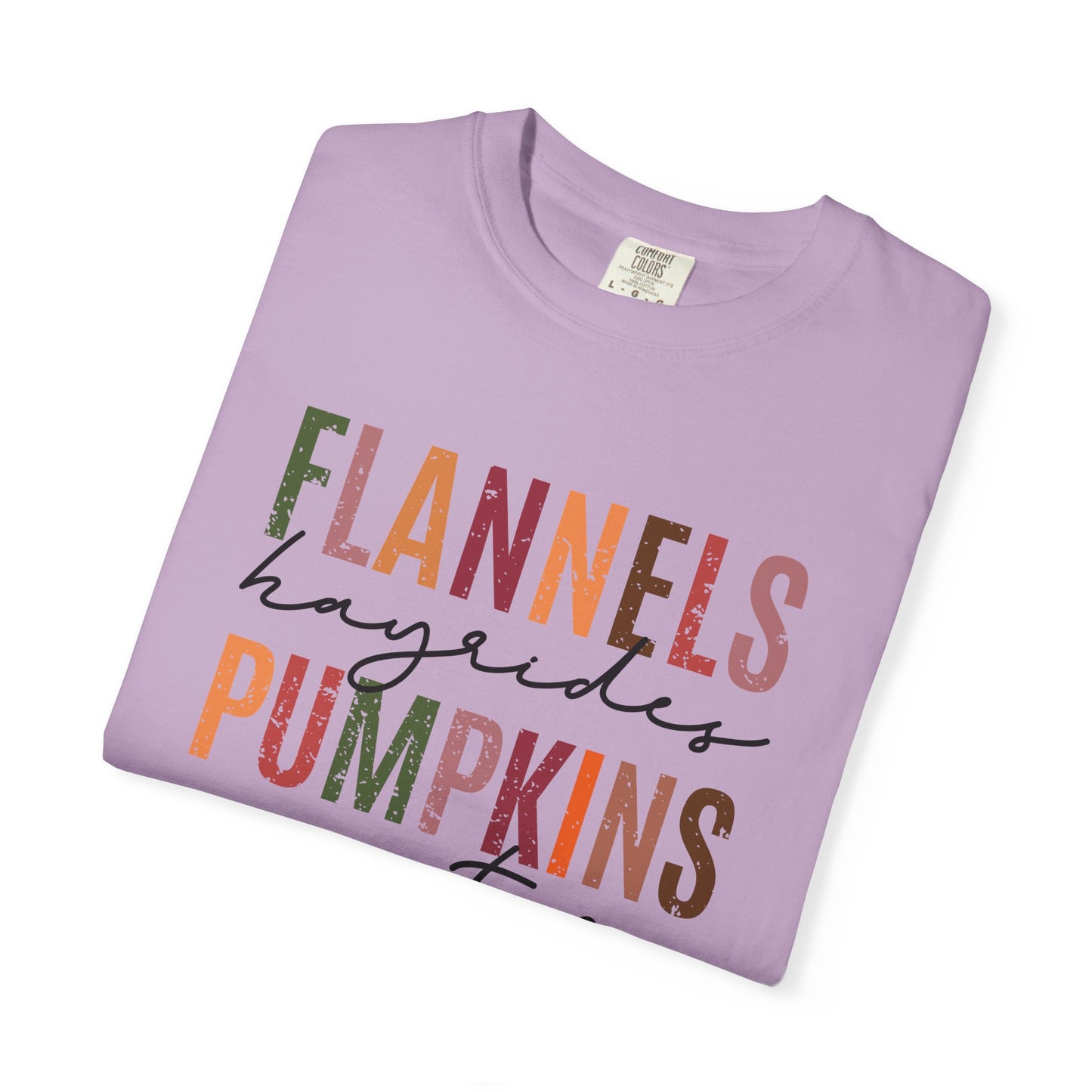 Flannels, Pumpkins, Sweaters & Bonfires Unisex T-Shirt