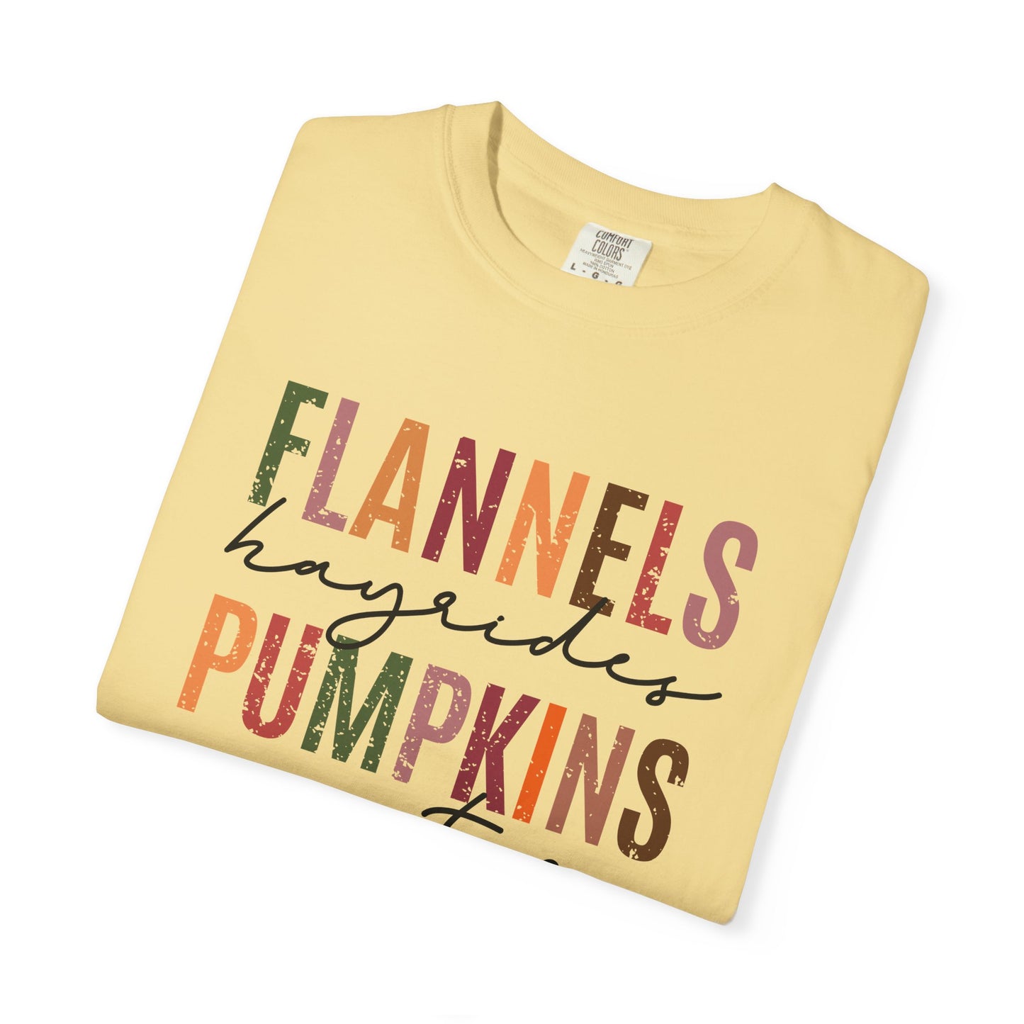 Flannels, Pumpkins, Sweaters & Bonfires Unisex T-Shirt