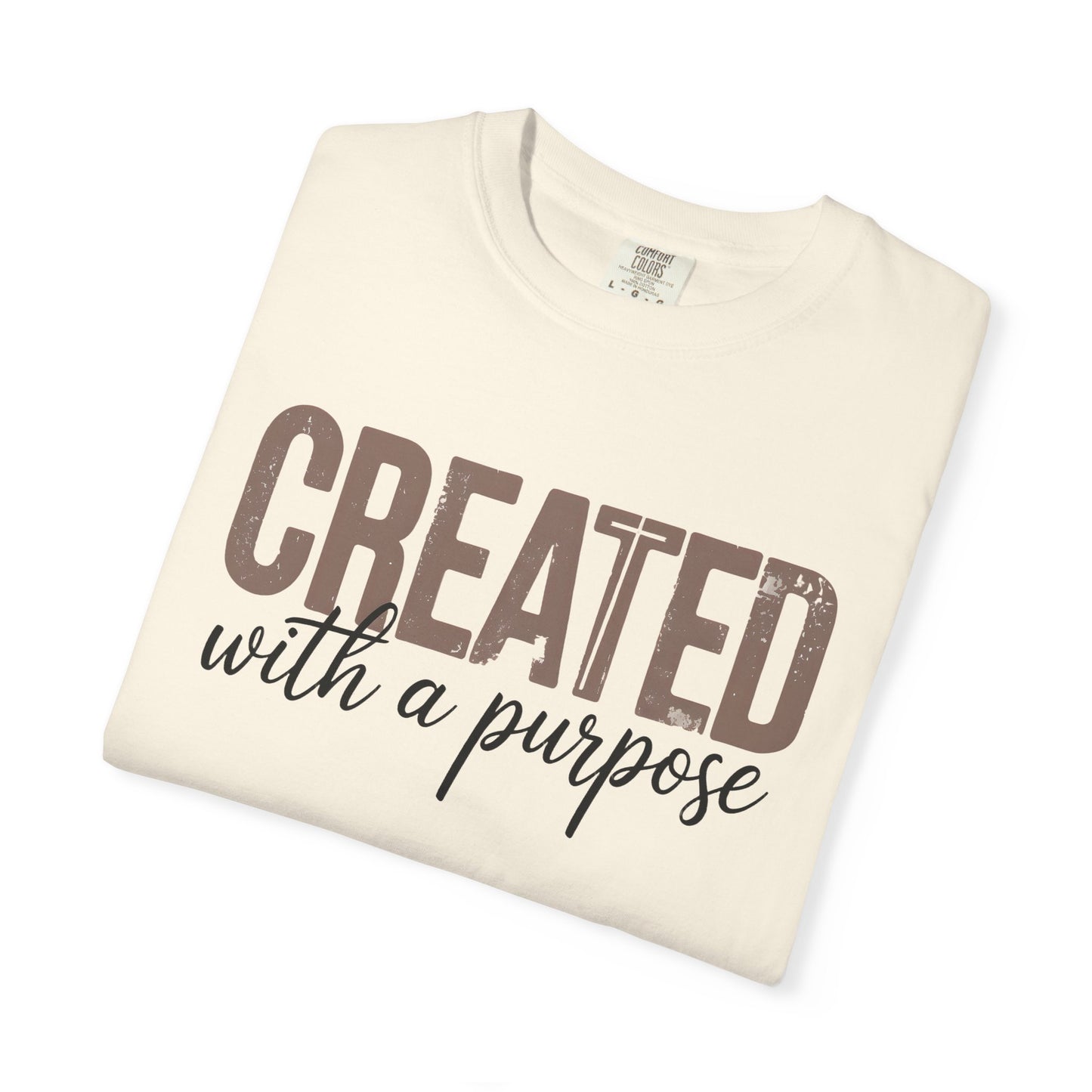 Faith-Inspired 'Created with a Purpose' Unisex T-Shirt