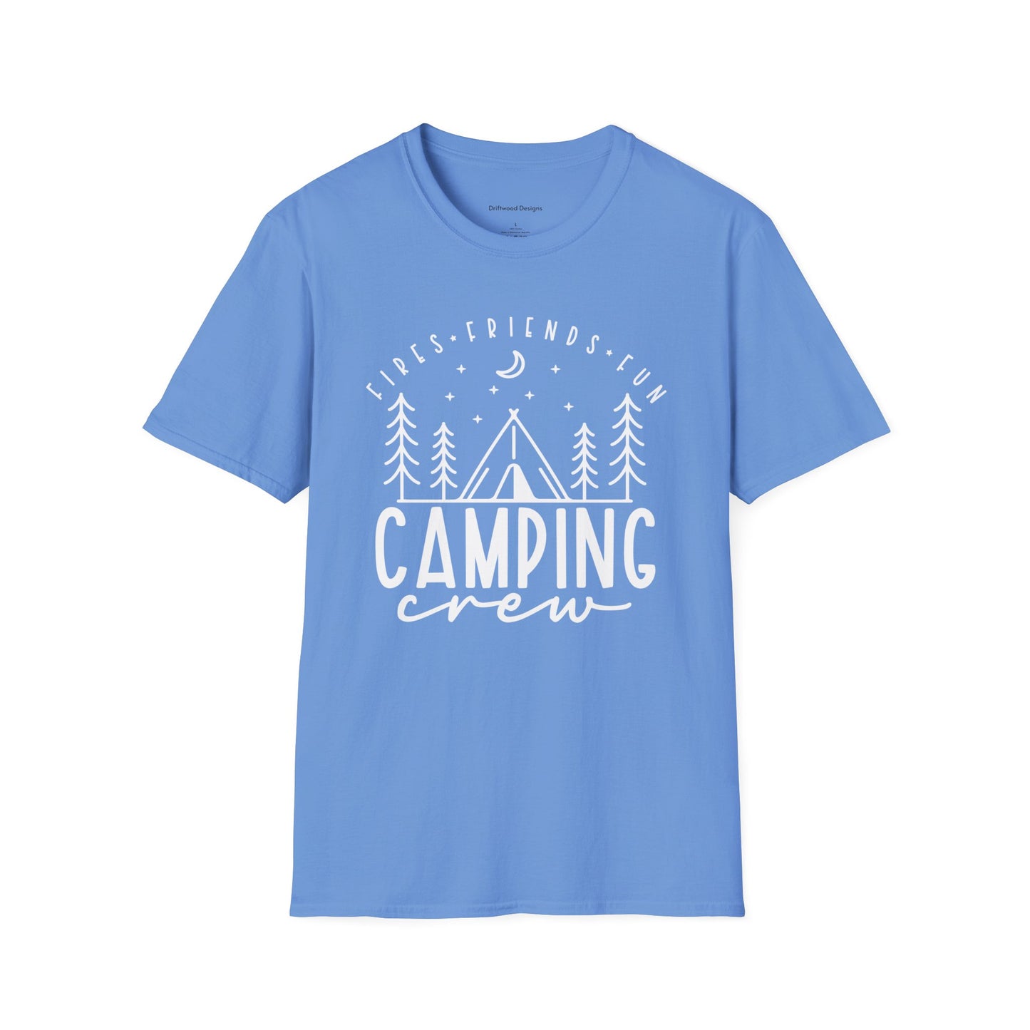 Camping Unisex Soft-style T-Shirt