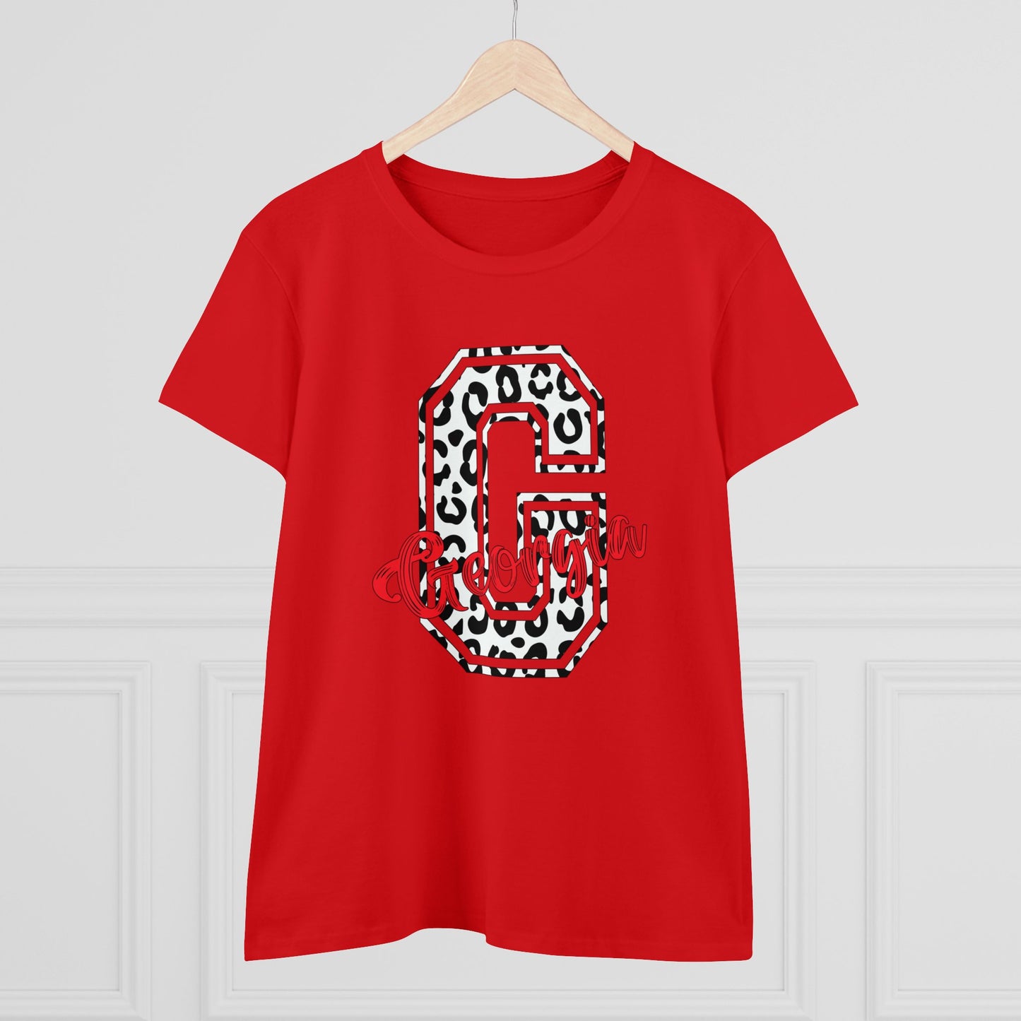 Georgia Women's Midweight Cotton Tee