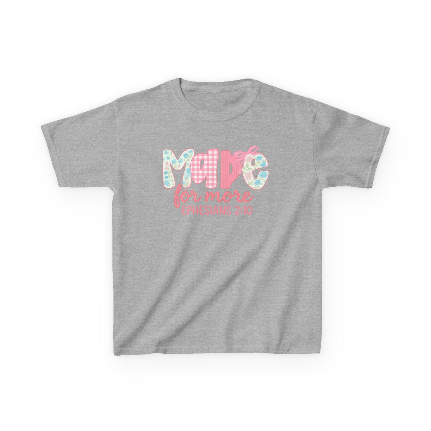 Faith-Inspired 'Made For More' Youth Unisex T-Shirt