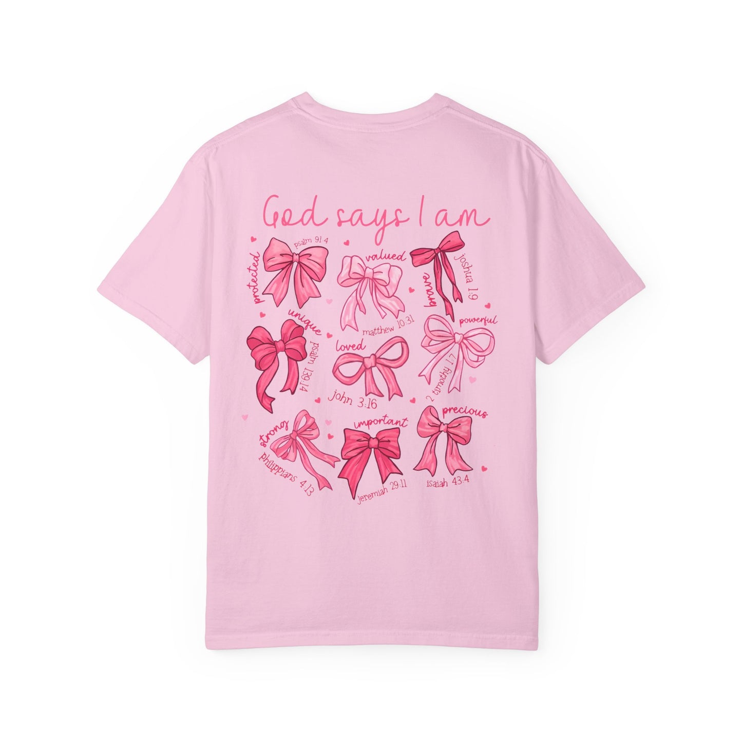 Faith-Inspired Belted Bow Graphic Unisex T-Shirt