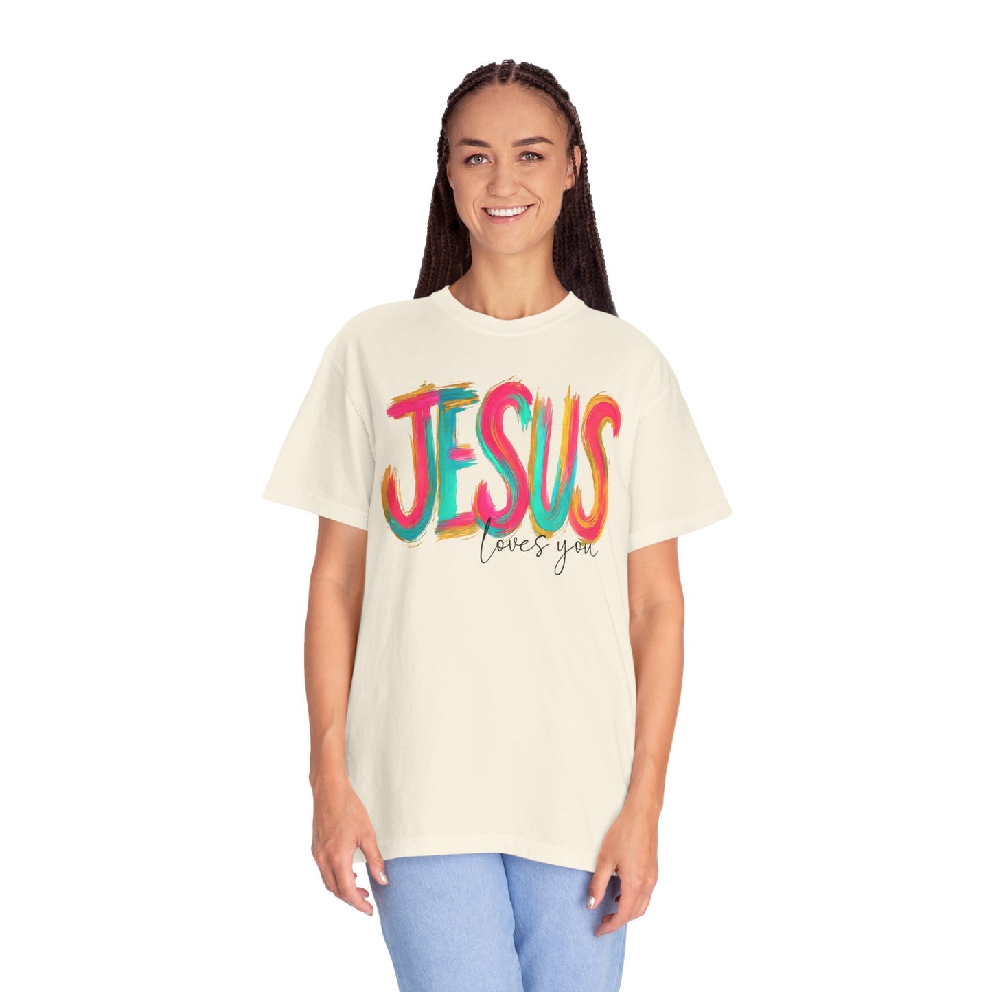 Faith-Inspired 'Jesus Loves You' Unisex T-Shirt