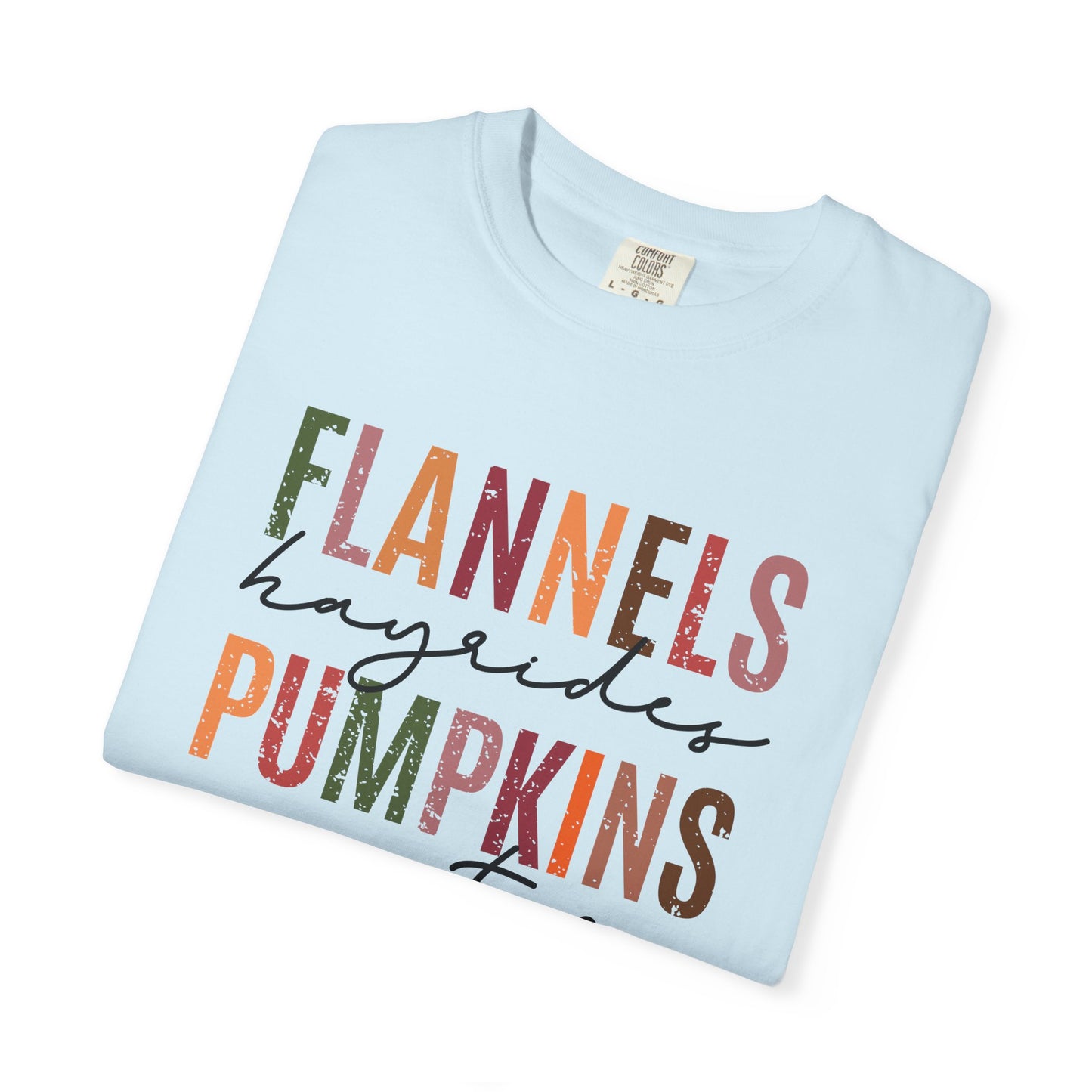 Flannels, Pumpkins, Sweaters & Bonfires Unisex T-Shirt