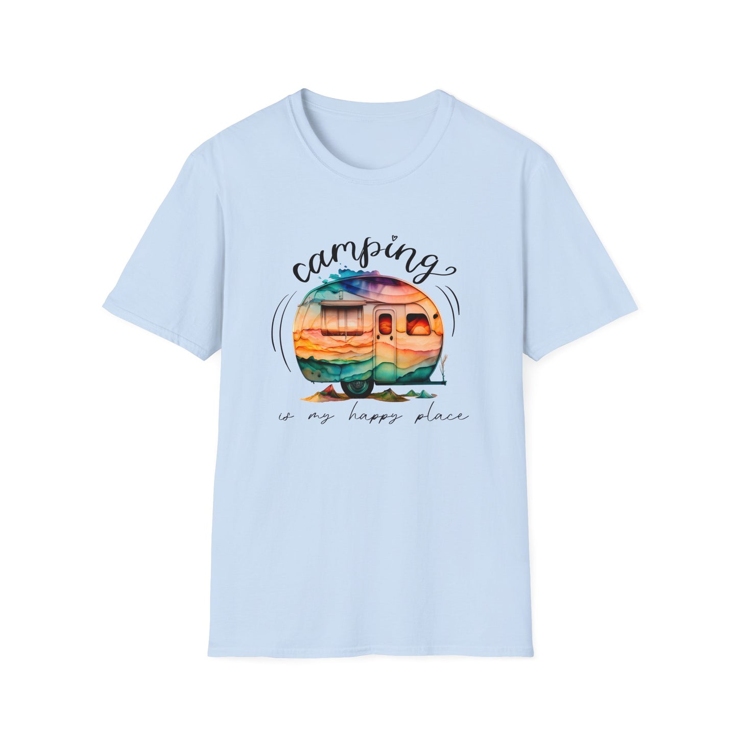 Camping Unisex Softstyle T-Shirt