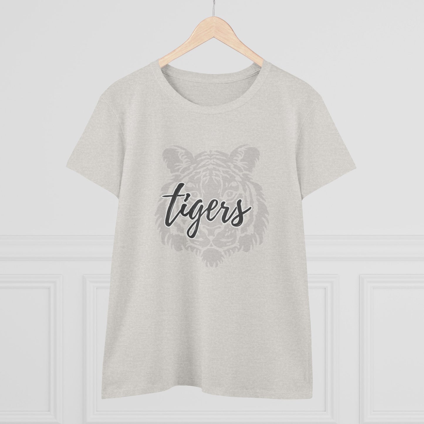 Tigers Women's Midweight Cotton Tee