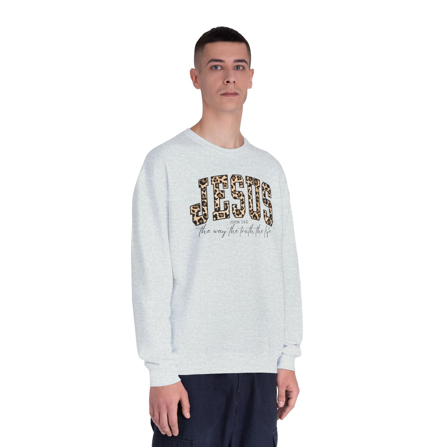Jesus – 'He is the way, the truth, the life' Crewneck Sweatshirt