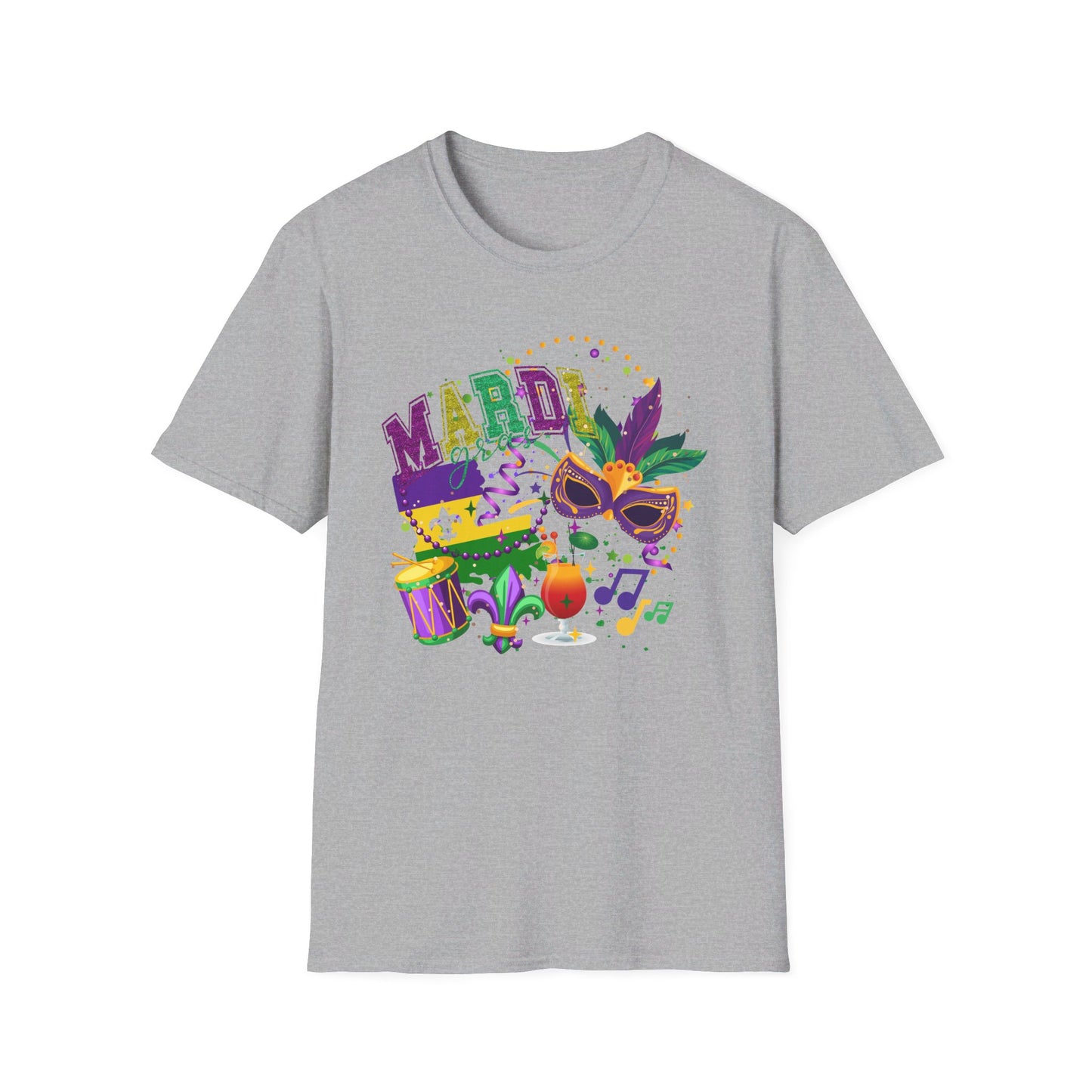 Mardi Gras Unisex Softstyle T-Shirt