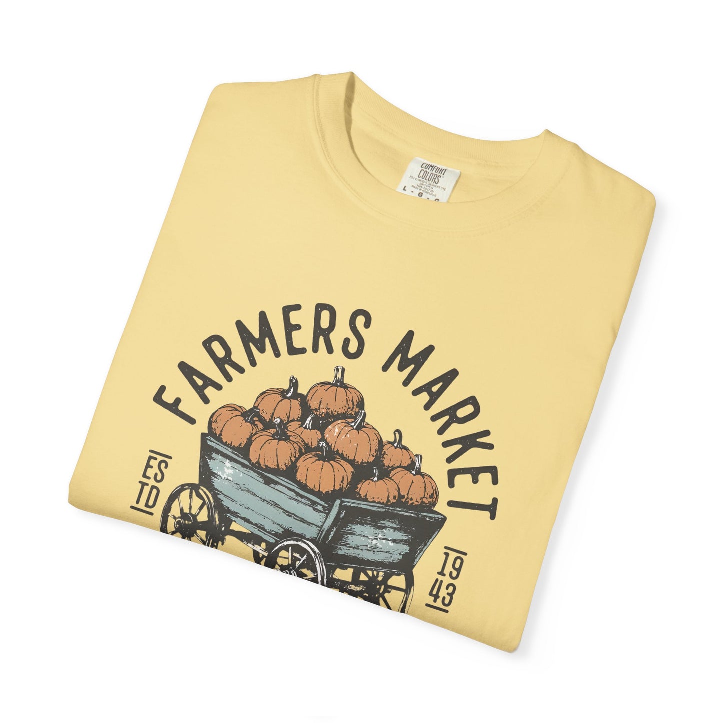 Farmers Market Pumpkin Graphic Unisex T-Shirt