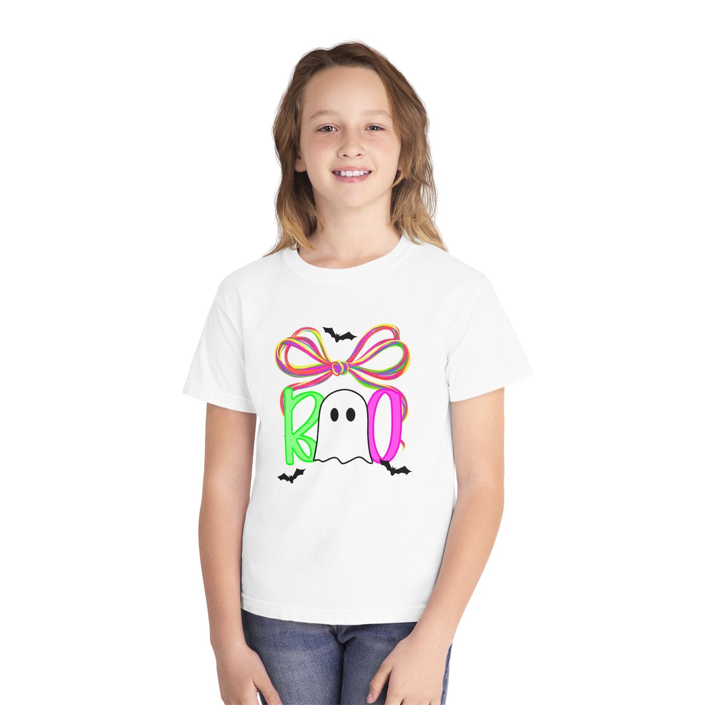 Halloween Ghost Youth Midweight T-Shirt