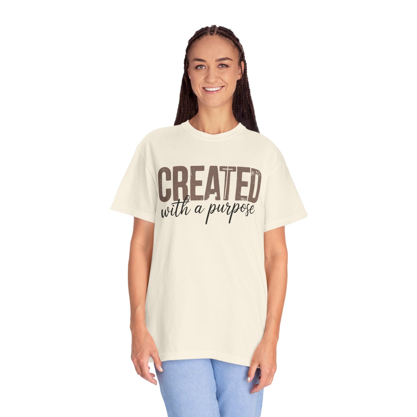 Faith-Inspired 'Created with a Purpose' Unisex T-Shirt