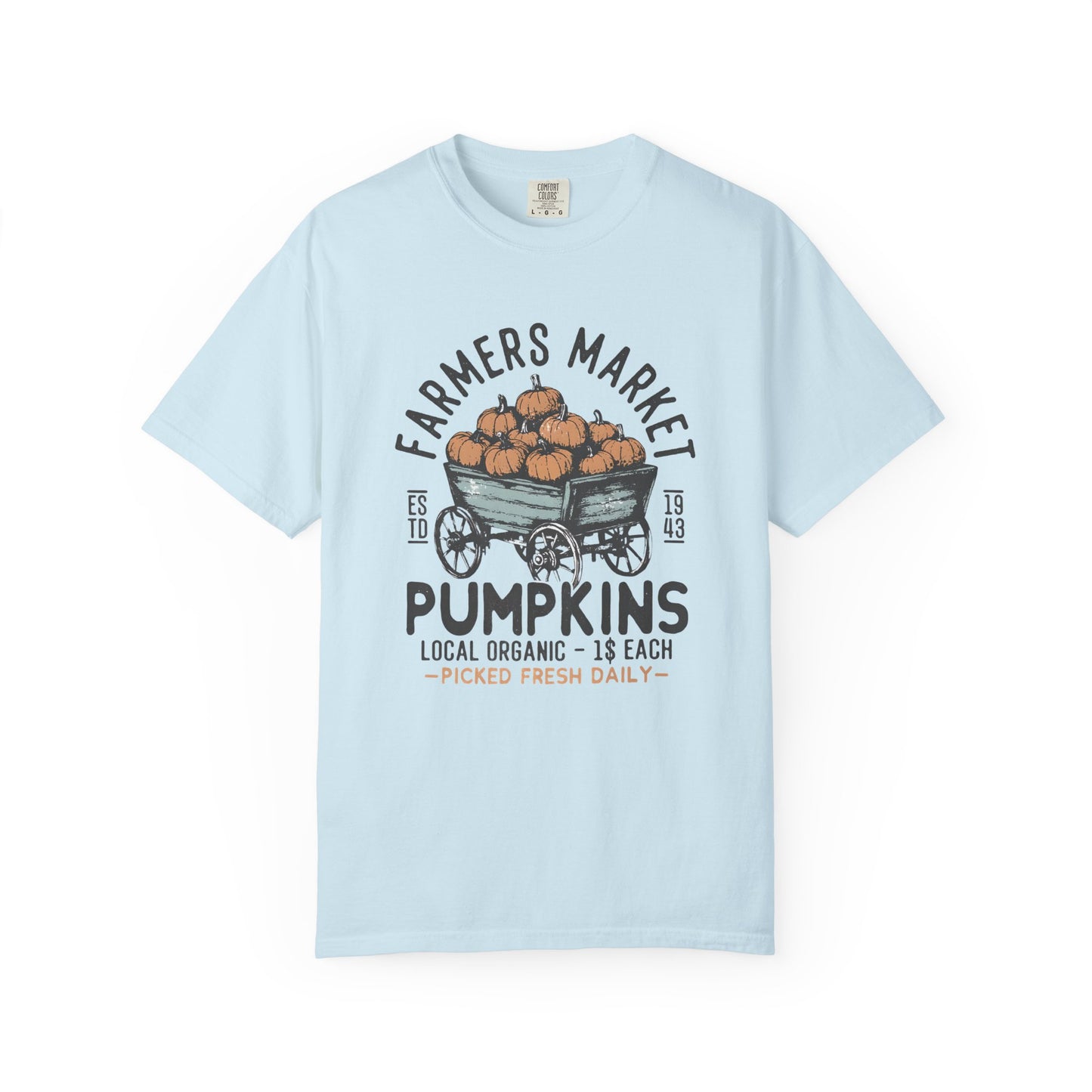 Farmers Market Pumpkin Graphic Unisex T-Shirt