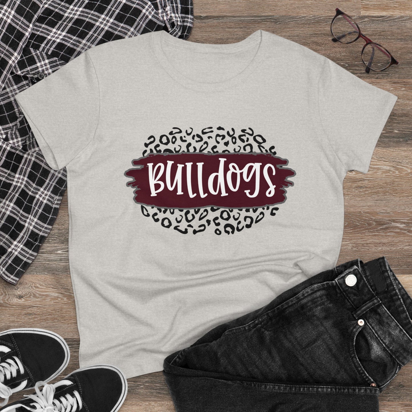 Bulldogs Women's Midweight Cotton Tee