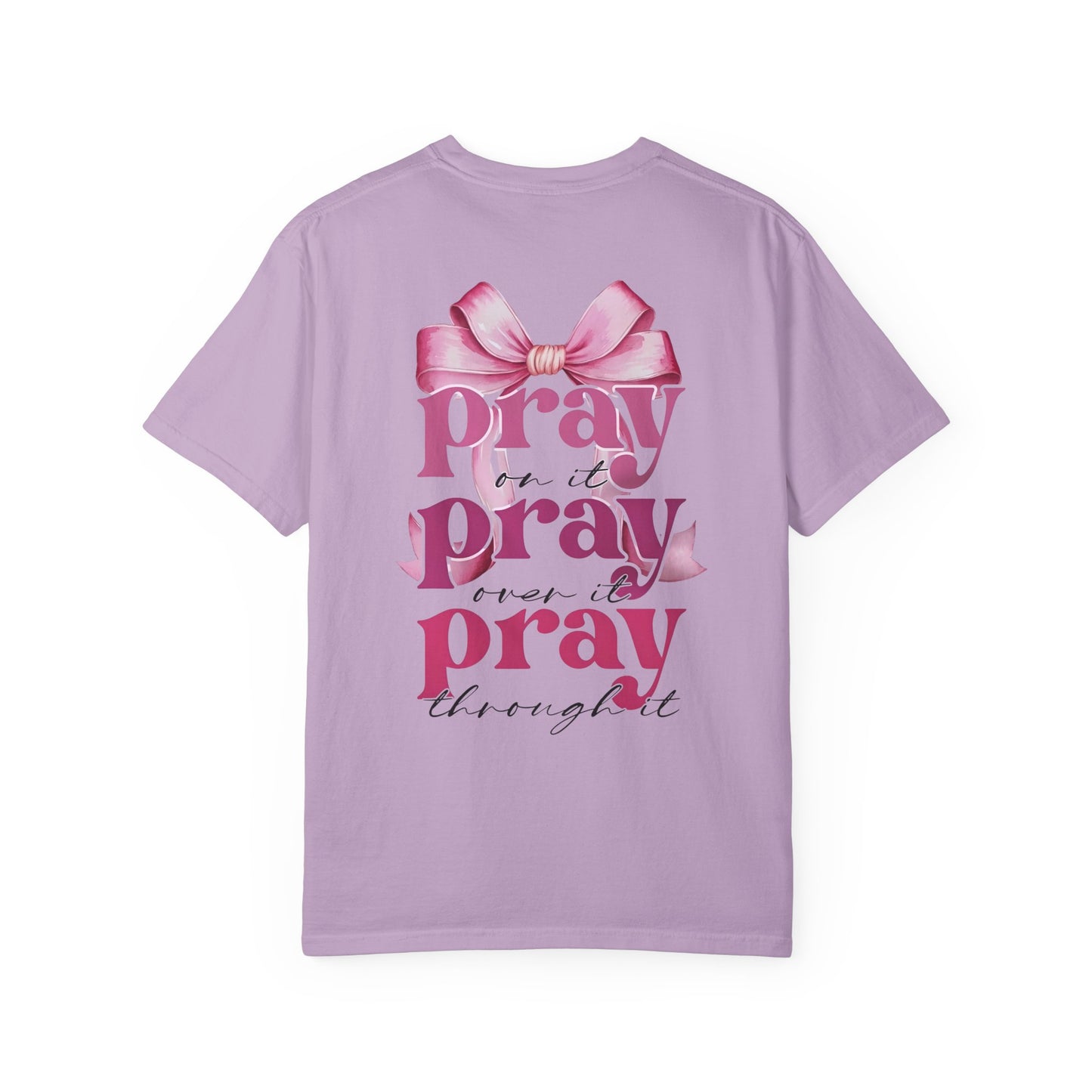 Faith-Inspired Pray Bow Graphic Unisex T-Shirt
