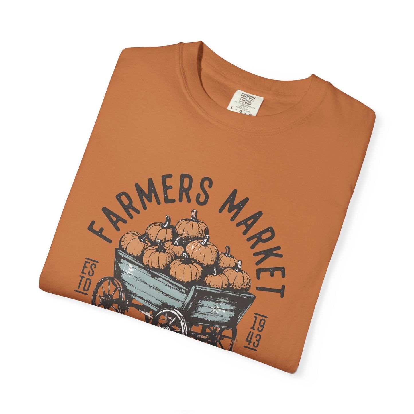 Farmers Market Pumpkin Graphic Unisex T-Shirt