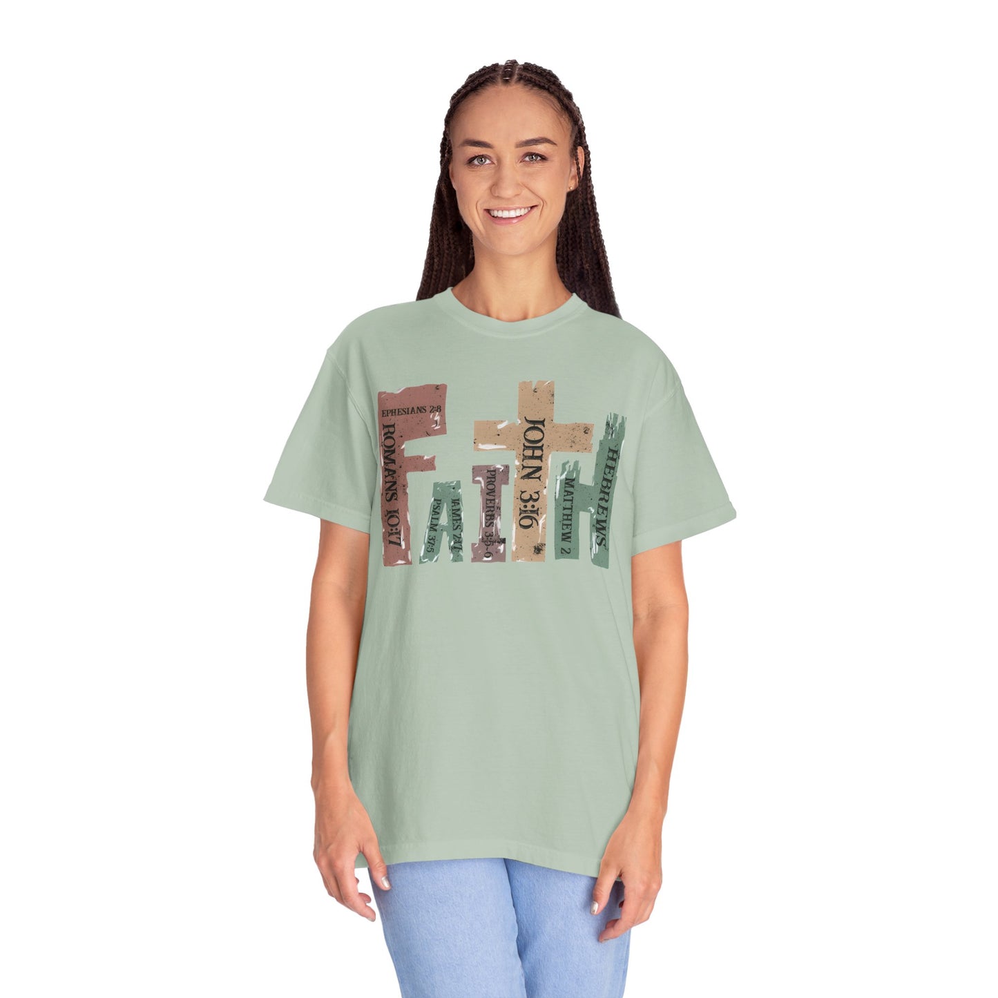 Faith-Inspired Unisex Garment-Dyed T-Shirt