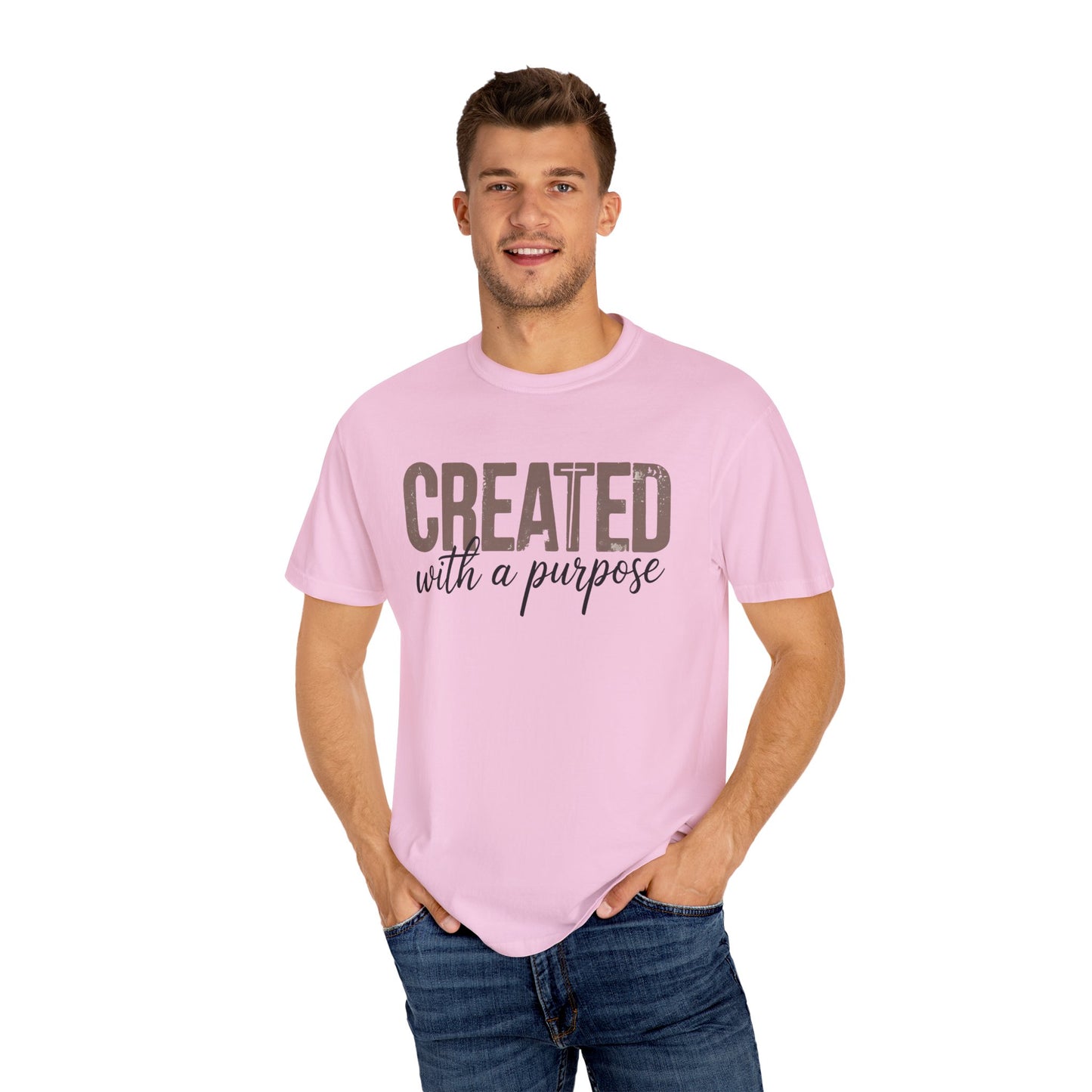 Faith-Inspired 'Created with a Purpose' Unisex T-Shirt
