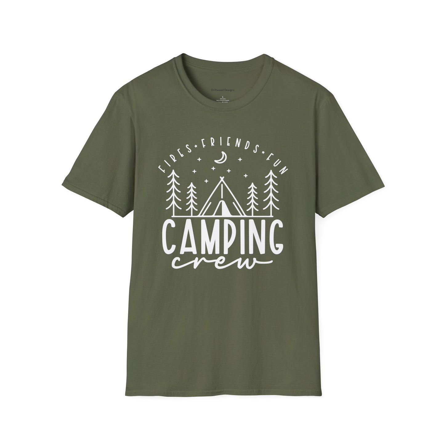 Camping Unisex Soft-style T-Shirt