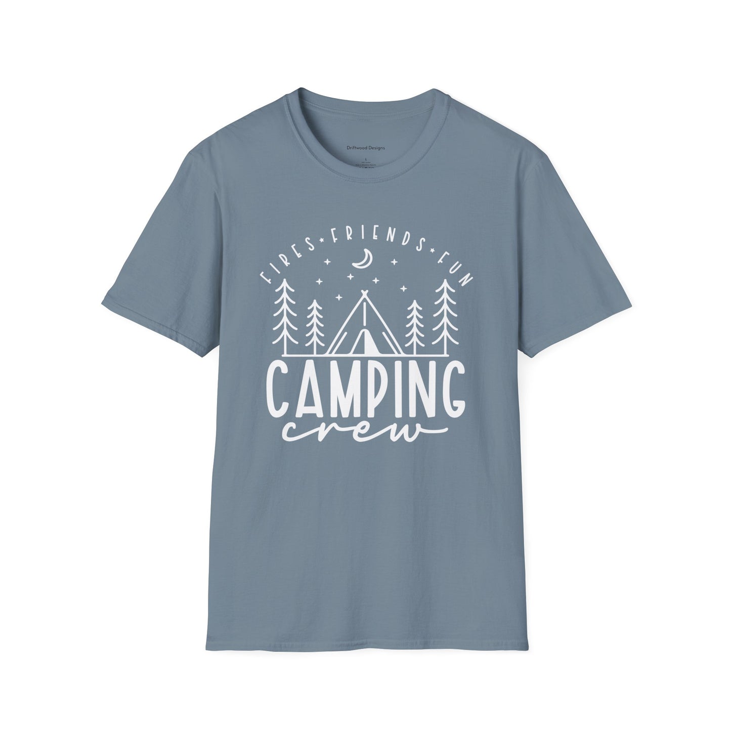 Camping Unisex Soft-style T-Shirt