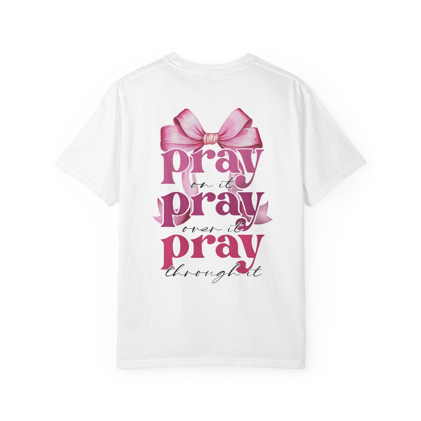 Faith-Inspired Pray Bow Graphic Unisex T-Shirt