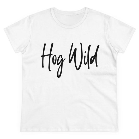 Hog Wild Women's Midweight Cotton Tee