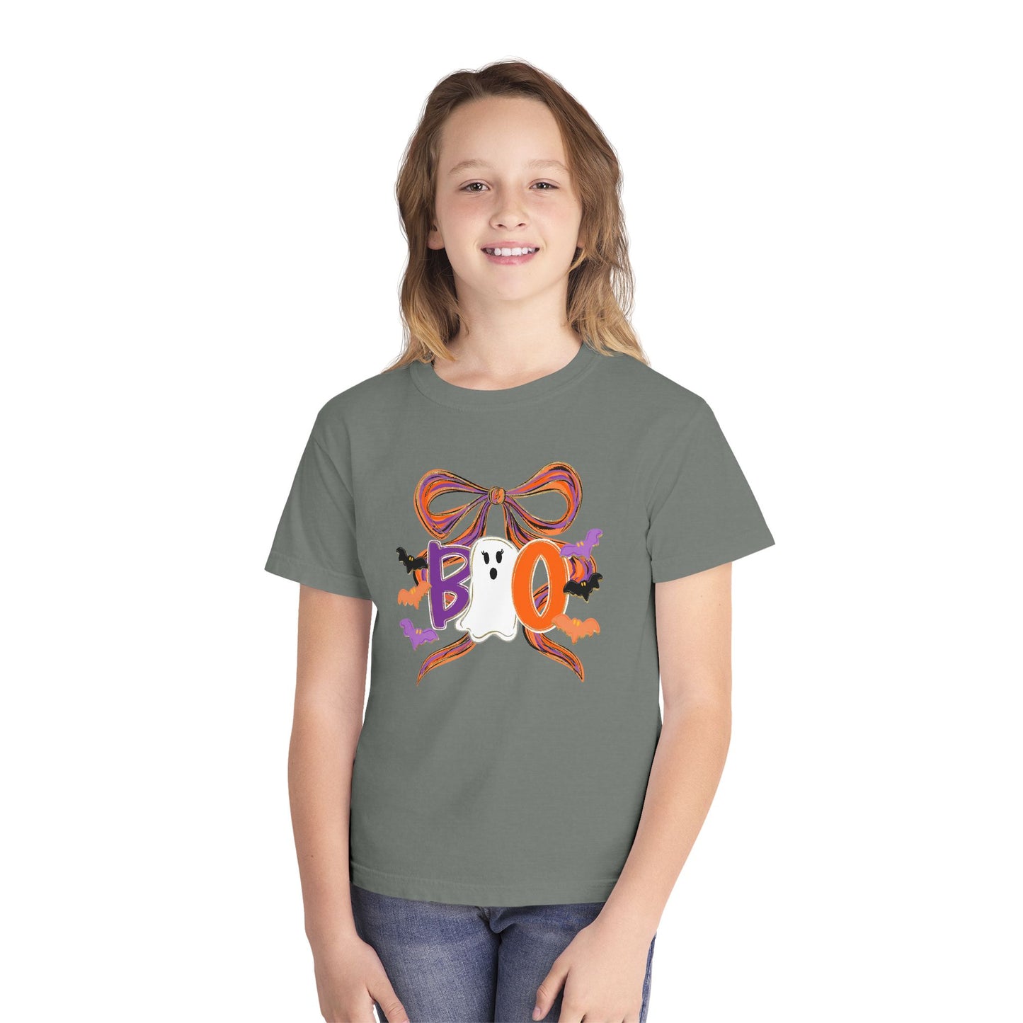 Halloween Ghost Youth Midweight T-Shirt