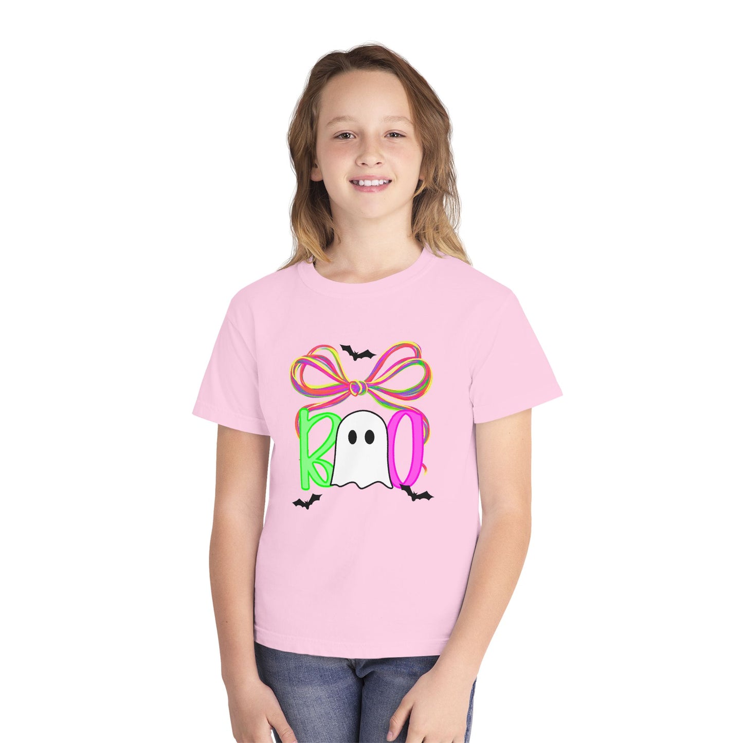 Halloween Ghost Youth Midweight T-Shirt