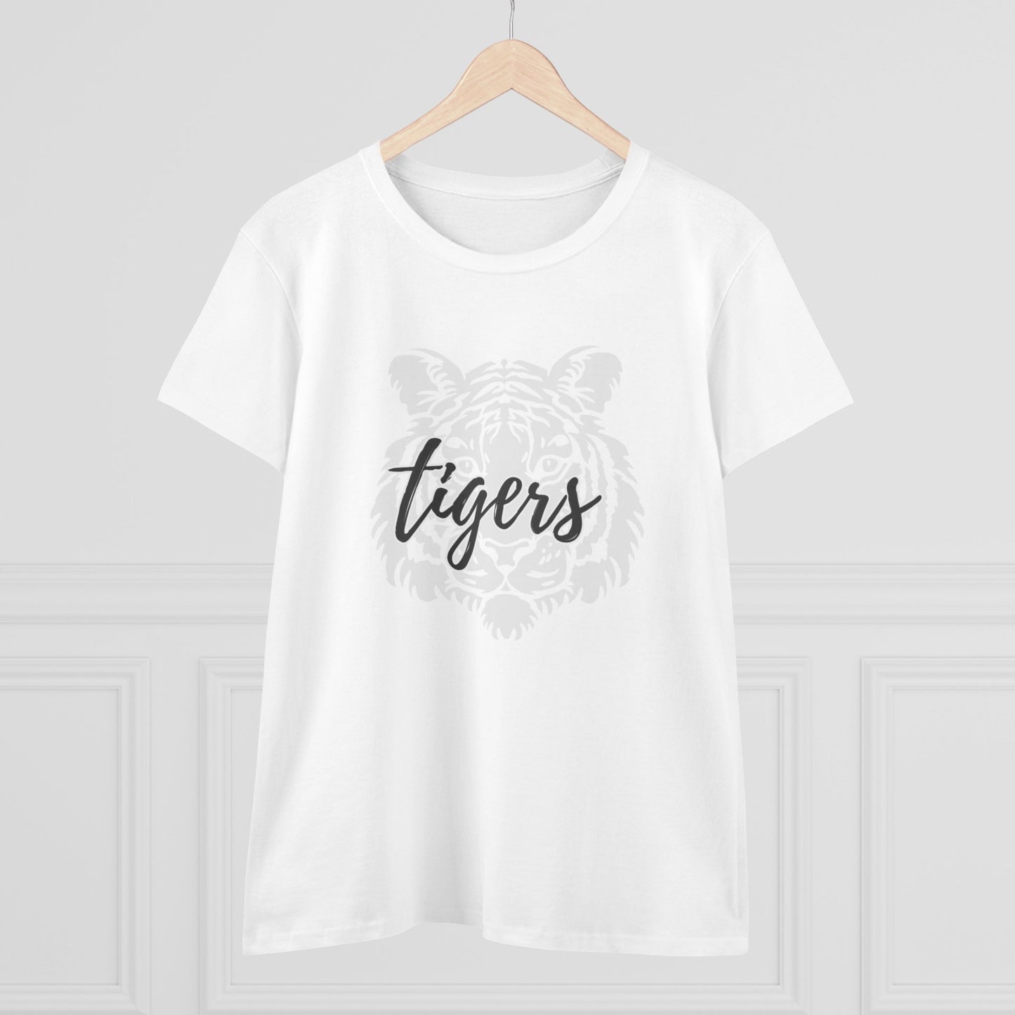 Tigers Women's Midweight Cotton Tee