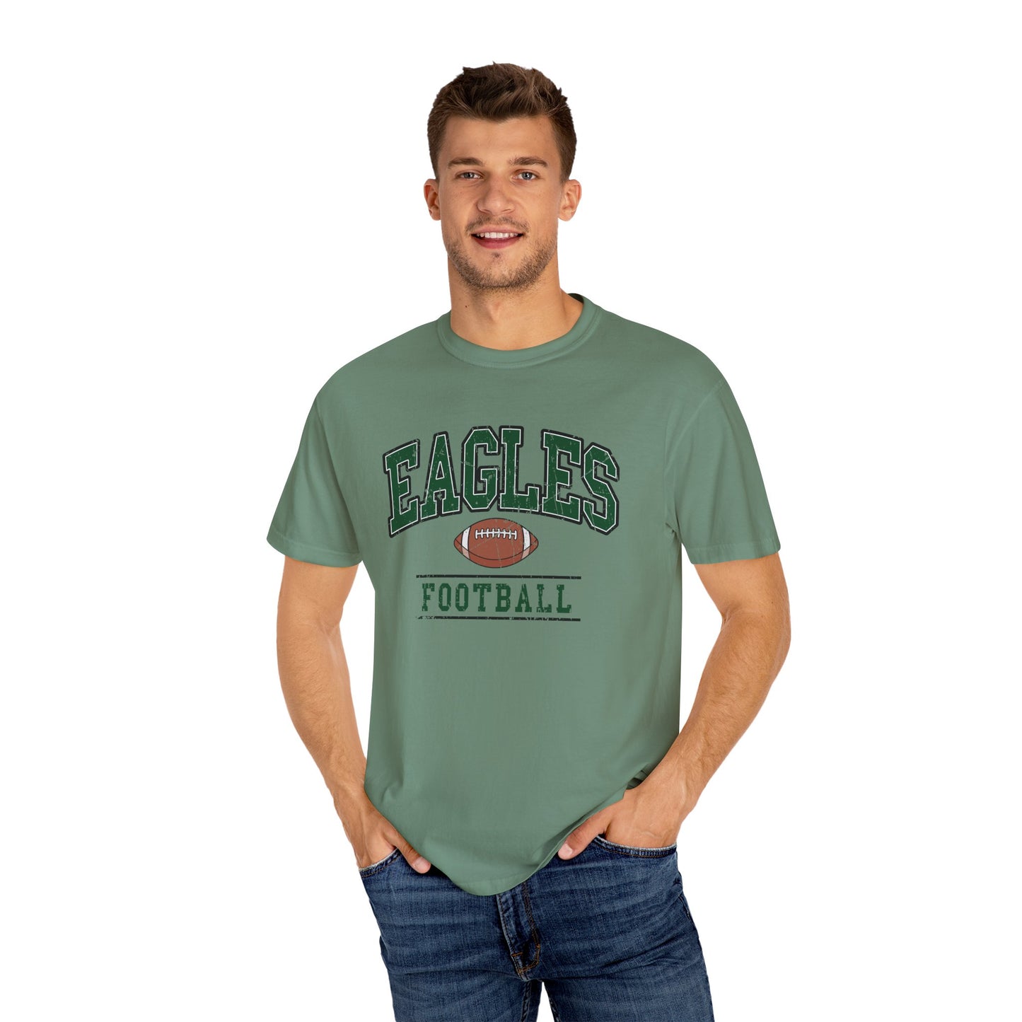 Eagles Football Garment-Dyed Unisex T-shirt