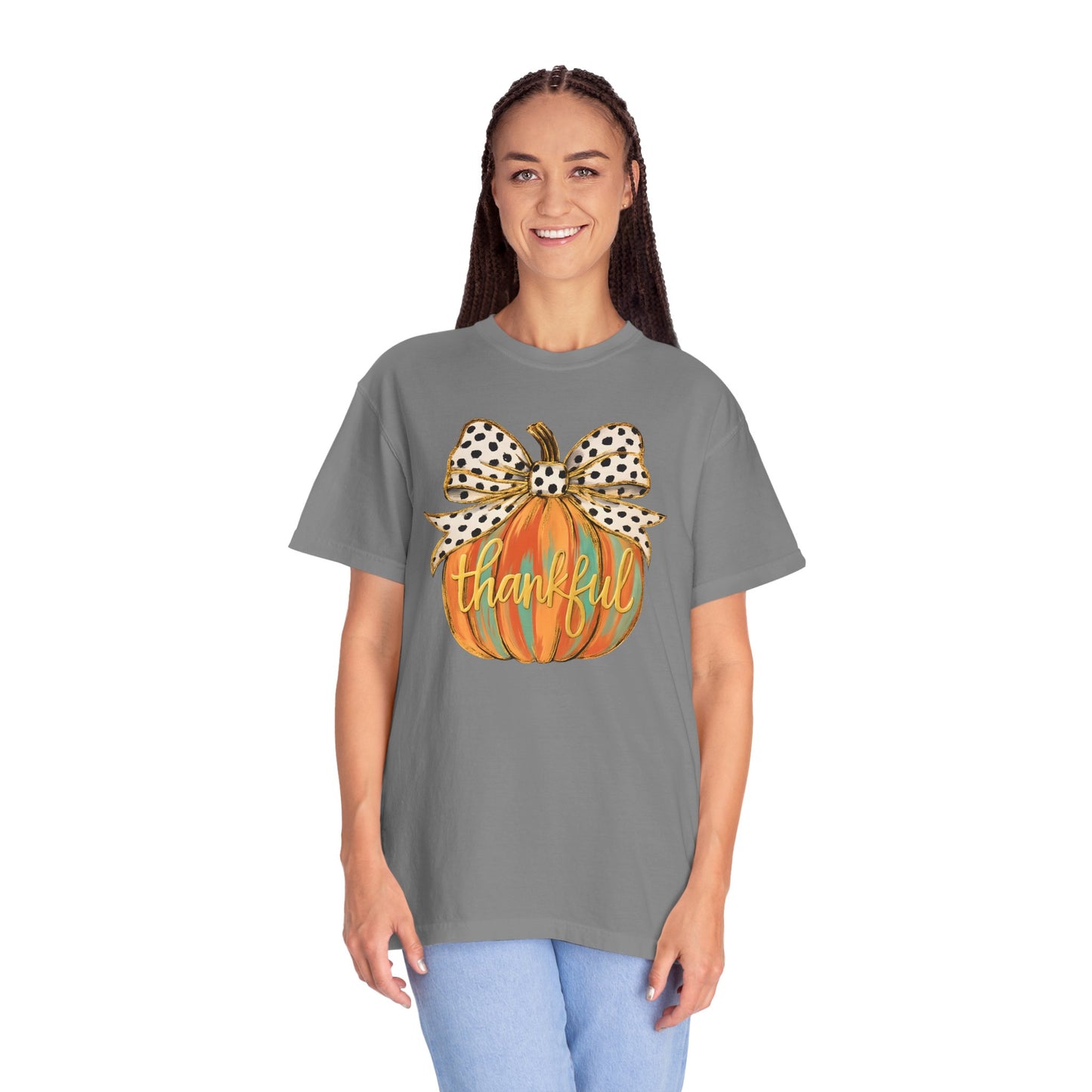 Thankful Pumpkin Graphic Unisex T-Shirt