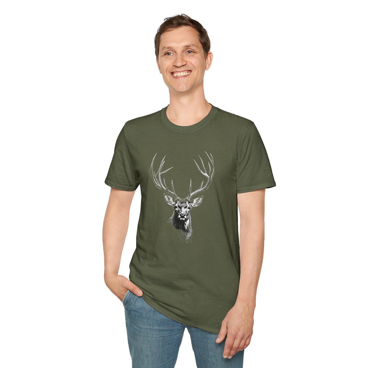 Elk Graphic Unisex T-Shirt