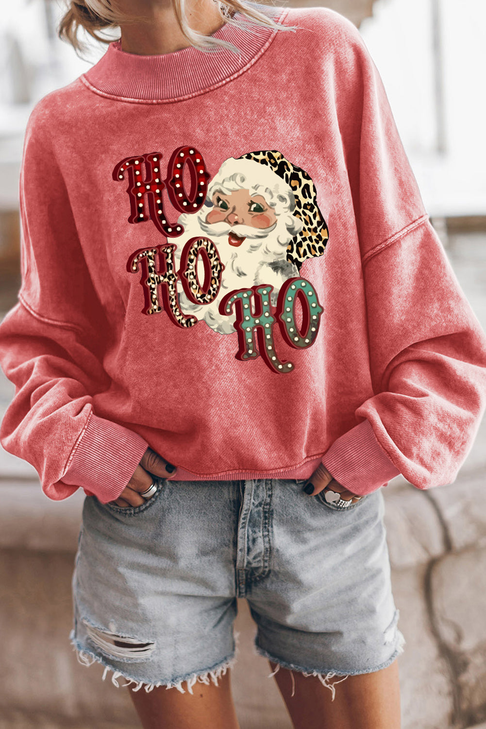 Womens Christmas Graphic Sweatshirt