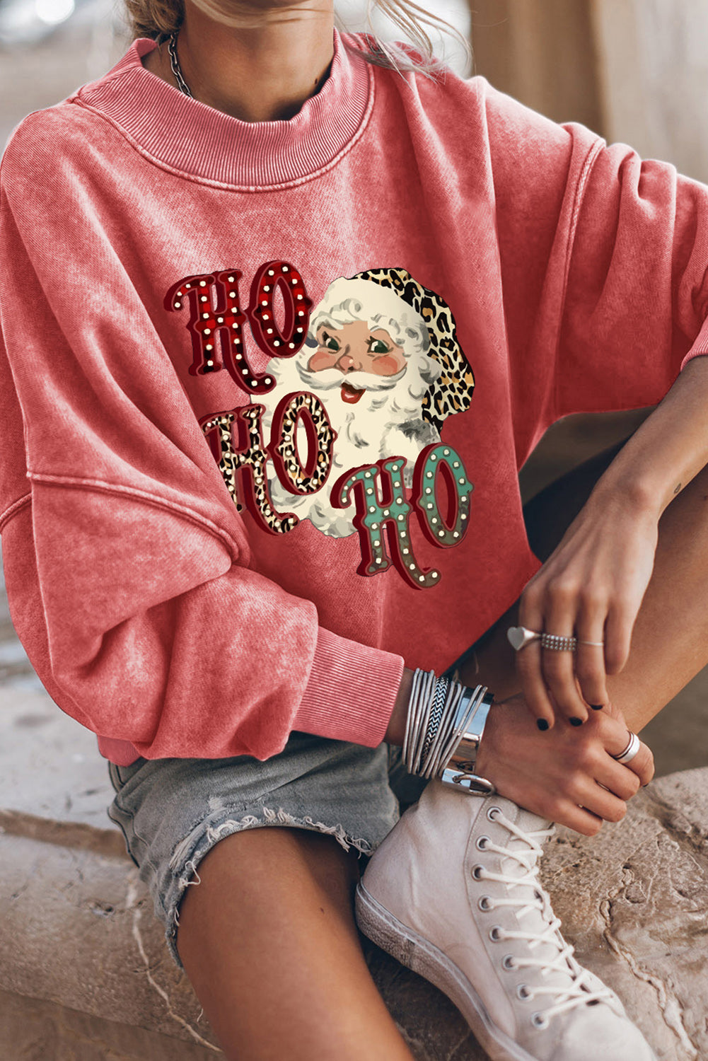 Womens Christmas Graphic Sweatshirt