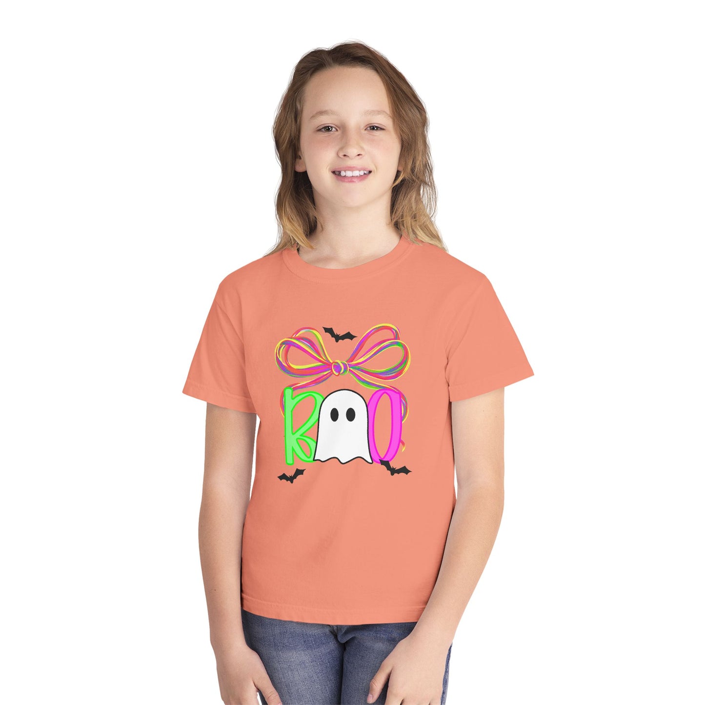 Halloween Ghost Youth Midweight T-Shirt