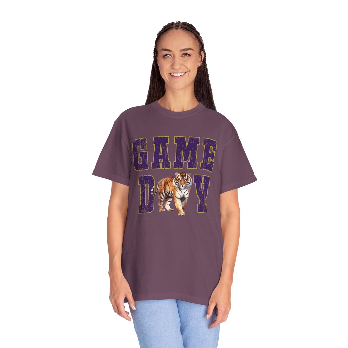 Tigers Game Day Garment-Dyed Unisex T-shirt