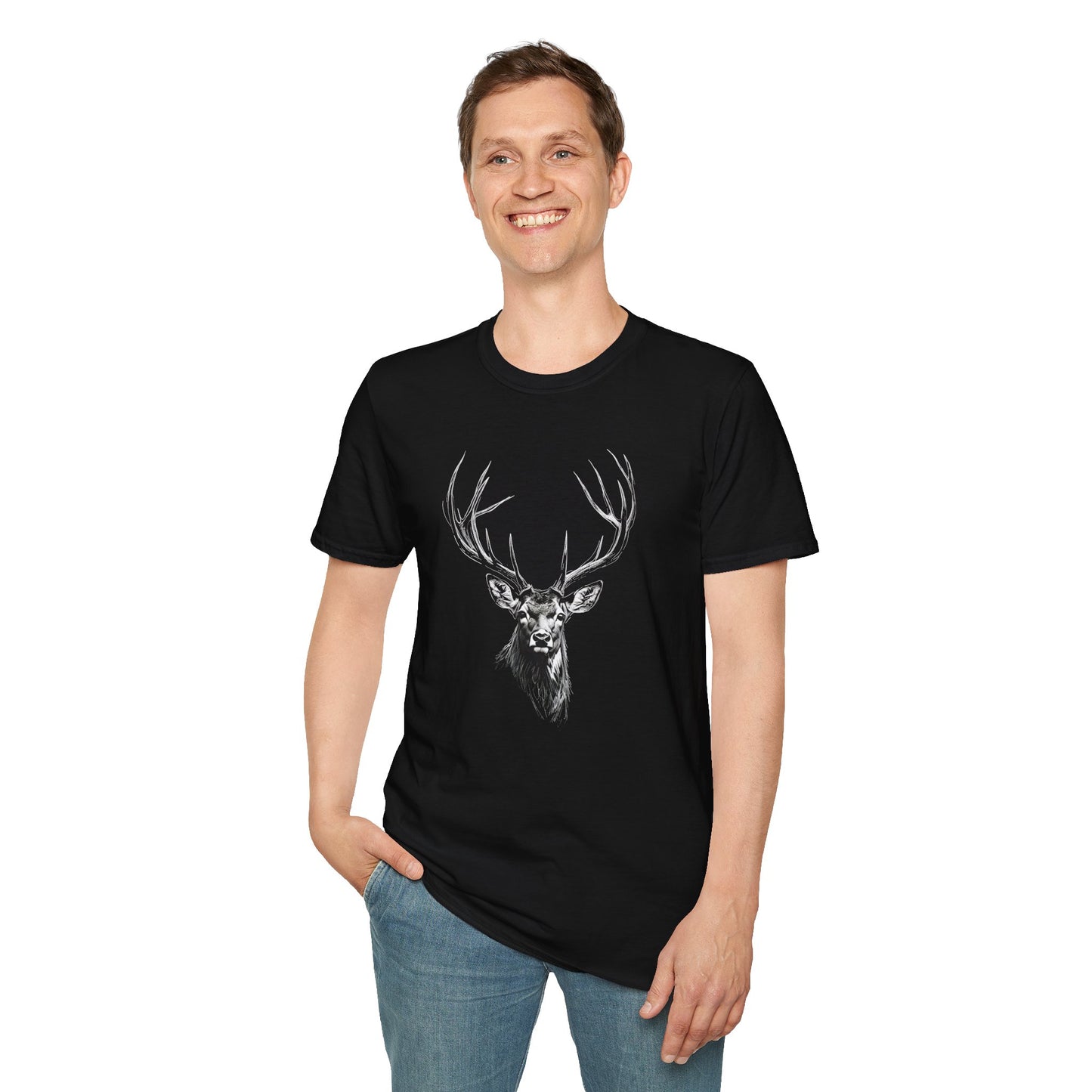 Elk Graphic Unisex T-Shirt