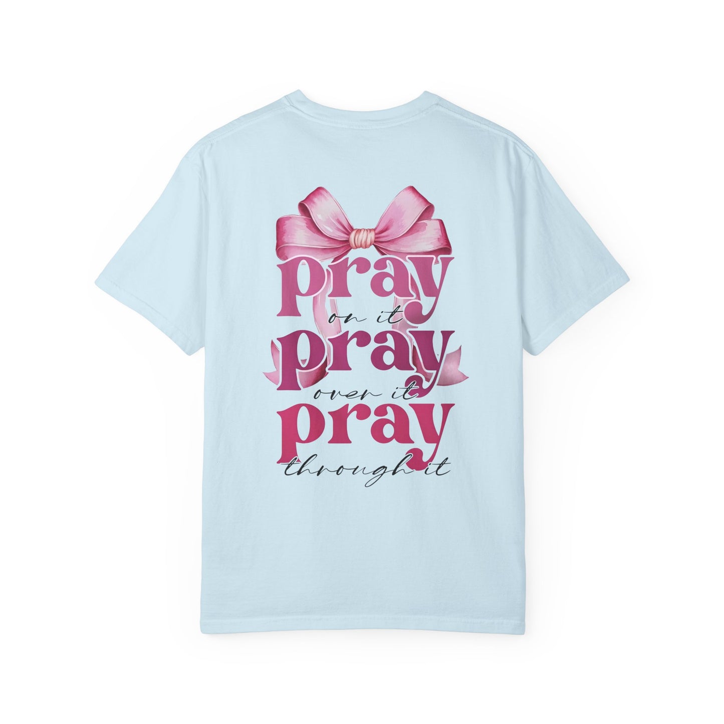 Faith-Inspired Pray Bow Graphic Unisex T-Shirt